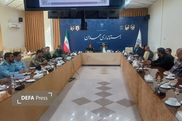 برگزاری ستاد گرامیداشت چهل‌وششمین سالگرد هفته دفاع مقدس در همدان + تصاویر
