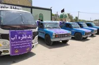 اهدای ۲۰۰ مخزن ذخیره آب به خانواده‌های آسیب‌دیده سیریک و جاسک