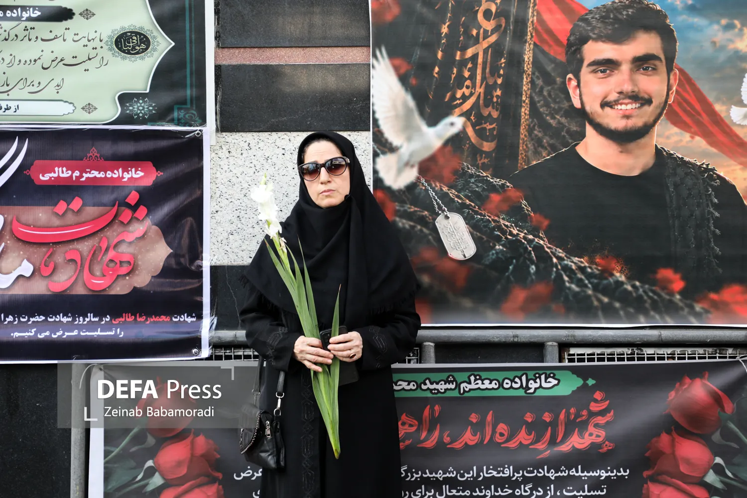 تشیع پیکر شهید بسیجی محمدرضا طالبی