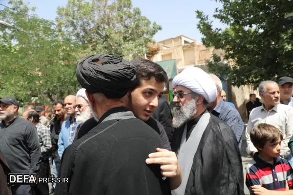 مراسم تشیع شهید والامقام؛ سردار محمود موسویان در شهر نراق
