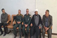 تقدیم حکم مسئولیت هیأت امنای شهدای گمنام به فرماندار مارگون