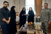 دیدار سخنگوی دولت با خانواده شهید سرلشکر «جلالی نسب»