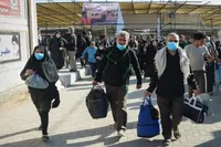 فیلم/ موج بازگشت زائران عاشورای حسینی از مرز مهران
