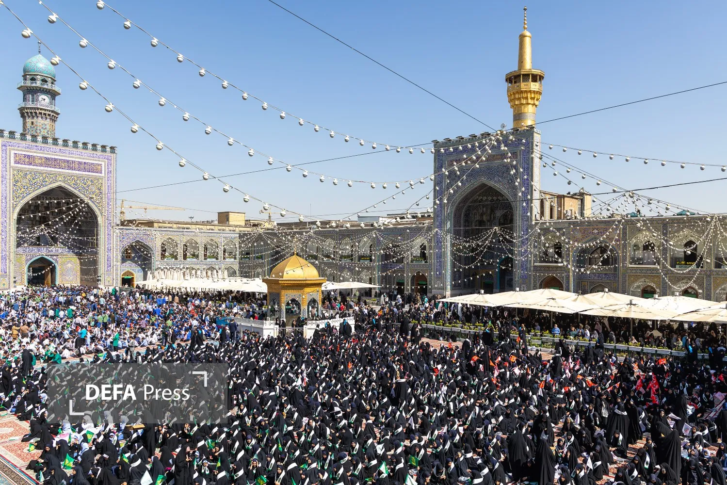 تصاویر/ آیین آغاز سال تحصیلی مدارس در حرم مطهر رضوی