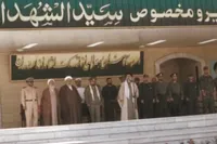 فیلم/ حضور امام شهید انقلاب ۲۸ سال پیش در ستاد لشکر ۱۰ سیدالشهدا