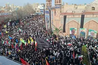 فیلم/ عزاداری و سوگ حسینی مردم اردبیل در فراق رهبر انقلاب