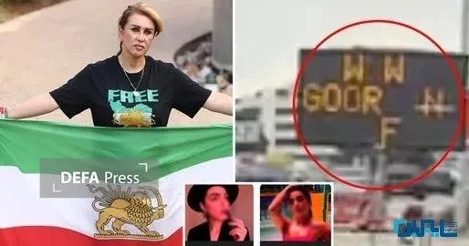هک تابلویی در بزرگراه لس‌آنجلس