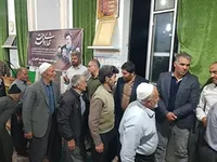 مراسم گرامیداشت شهید جمهور در روستای نران سنندج برگزار شد