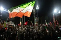 فیلم/ جشن زعامت صاحب الزمان(عج) گرگانی‌ها در سنگر خیابان