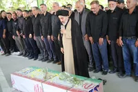 تصاویر/ پیکر مطهر شهید حامد دایی زاده در ارومیه تشییع و تدفین شد