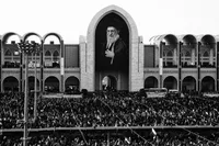 تصاویر/ وداع با قائد شهید امت اسلامی در مصلی تهران