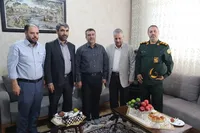 مدیرکل حفظ آثار و نشر ارزش‌های دفاع مقدس زنجان با «فرشاد رضایی» بازنشسته ارتش دیدار کرد