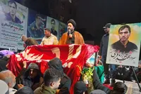 تجلیل از خانواده شهید «جواد باقری» در یادمان مهرآیین