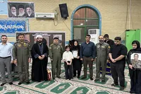 تجلیل هوانیروز مسجدسلیمان از خانواده شهید «حمیدرضا علیجانی»