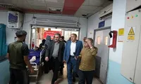 بازدید سرزده بازرس کل قضایی لرستان از بیمارستان شهدای عشایر خرم‌آباد