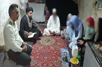 دیدار دادستان درمیان با خانواده زندانیان بی‌بضاعت و توزیع ۳۰ بسته معیشتی