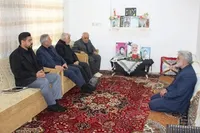 تصاویر/ دیدار جمعی از مسئولین با خانواده شهدای تجاوزات آمریکایی-صهیونی در مرند و یامچی