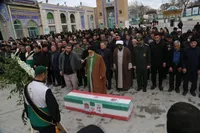 فیلم/ تشییع پیکر شهید «حسین بازرگانی‌فر» در زنجان