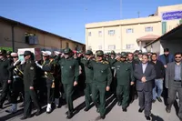تصاویر/ تشییع پیکر مطهر شهید مدافع وطن در یزد
