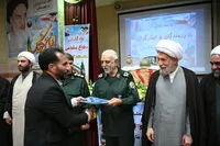 تصاویر/ آیین تجلیل از پیشکسوتان دفاع مقدس و مقاومت شهرستان سرچهان با حضور نماینده ولی فقیه در فارس