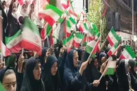 فیلم/ هم‌نوایی حماسی دختران کردستانی با آرمان‌های ایران اسلامی