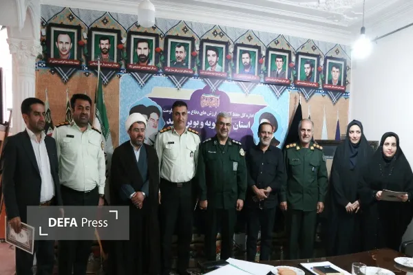 تجلیل از خبرنگاران خبرگزاری دفاع مقدس کهگیلویه و بویراحمد
