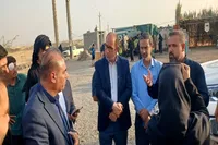 بازدید میدانی اسدالله چراغی از پروژه تقاطع فرخ‌آباد_ دهلران