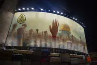 دیوارنگاره «یا قدس علی العهد» رونمایی شد