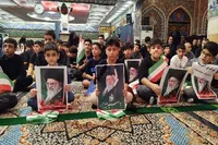 وقتی دانش‌آموزان آستانه اشرفیه با «رهبر شهید» هم‌پیمان می‌شوند