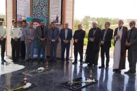 برگزاری باشکوه آیین بزرگداشت هفتمین روز خاک‌سپاری رهبر شهید انقلاب اسلامی در دانشگاه علوم پزشکی بیرجند