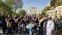 تصاویر/ بازگشت ۹ دریادل ناو دنا به شیراز
