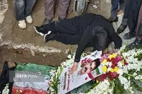 پیکر مطهر شهید حسن خیران در بندرانزلی آرام گرفت