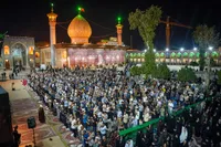 مراسم چهلم رهبر شهید در حرم مطهر شاهچراغ (ع)