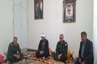 دیدار مدیرکل حفظ آثار دفاع مقدس کهگیلویه و بویراحمد با خانواده شهید «علی‌جان افتاده» در مارگون