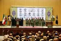 تصاویر/ گردهمایی پیشکسوتان گردان ۲۲ بهمن ۵۸ ارتش در قم
