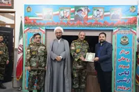 دیدار معاون فرهنگی حفظ آثار آذربایجان‌شرقی با فرمانده تیپ ۱۲۱ نزاجا