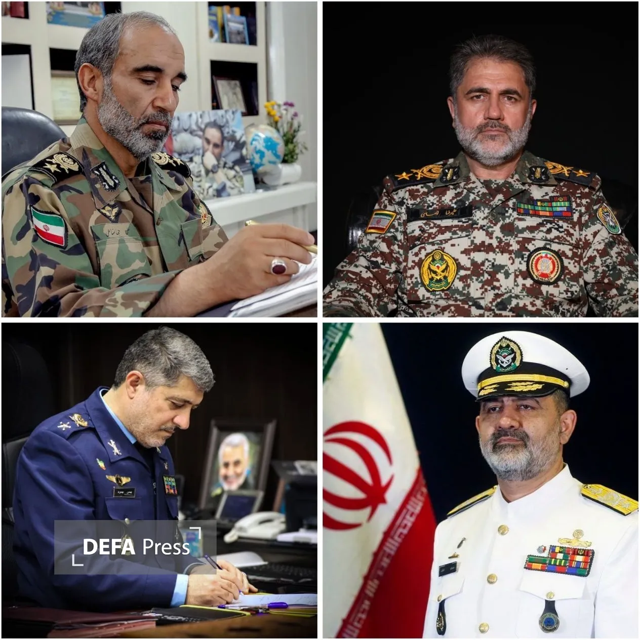 پیام‌های تبریک فرماندهان نیرو‌های ارتش به مناسبت هفته انتظامی