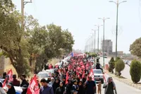 تصاویر/ مراسم پیاده‌روی جاماندگان اربعین در یاسوج