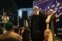 فیلم/ راهپیمایی شبانه مردم ولایت مدار کرجی در شب هفتادم