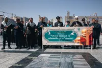 تصاویر/ تشرف زائران جمهوری آذربایجان به حرم مطهر رضوی