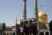 تصاویر/ تشییع پیکر مطهر آیت الله شبیری زنجانی در قم - ۱