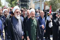 تصاویر/ ایلام یک‌صدا در خونخواهی رهبر شهید انقلاب اسلامی