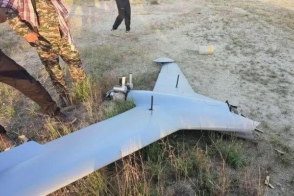 Destruction of An Invading Drone in the Skies of Hormozgan