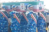 پیکر شهید معینی در بوشهر تشییع شد