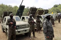Destroying the Zionist Nimr Armored Vehicle with a Hezbollah Guided Missile