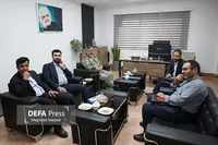فیلم/ بازدید سردار جلالی رئیس سازمان پدافندی کشور از خبرگزاری دفاع مقدس