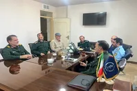 دیدار مدیرکل حفظ آثار و نشر ارزش‌های دفاع مقدس همدان با جانشین فرمانده سپاه استان + تصاویر