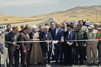 افتتاح بزرگراه شهید ایزدی در شرق استان کرمانشاه