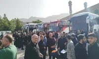 اعزام ۸۵۰۰ زائر لرستانی به مراسم وداع با رهبر شهید با ناوگان عمومی