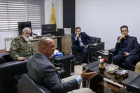 سردار نقدی از خبرگزاری دفاع مقدس بازدید کرد